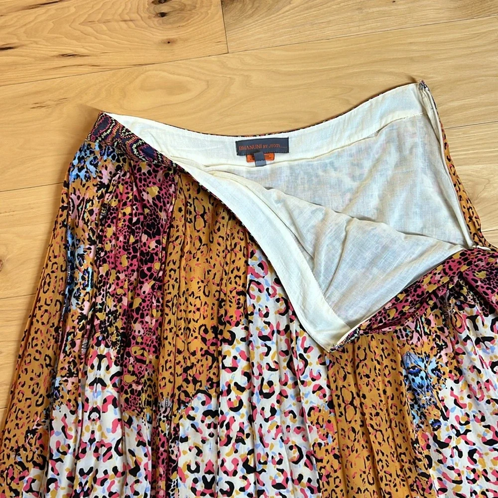 Anthropologie Bhanuni by Jyoti Colorful Animal Print Maxi | Size 10 - Picture 7 of 9